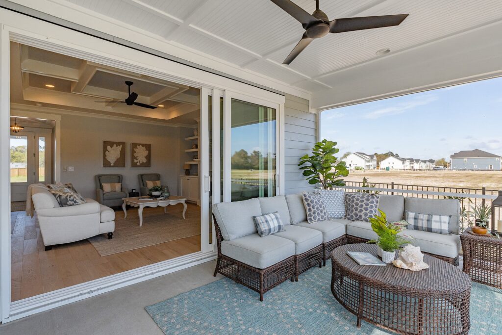 East Wynd Model Home Outdoor Space